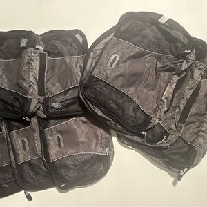 Lot Of 9 Brags Packing Cubes Black